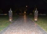 Maroc marrakech vente location gerance de maison dhotes route ourika jardin soir