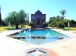 Maroc marrakech vente location gerance de maison dhotes route ourika piscine jour