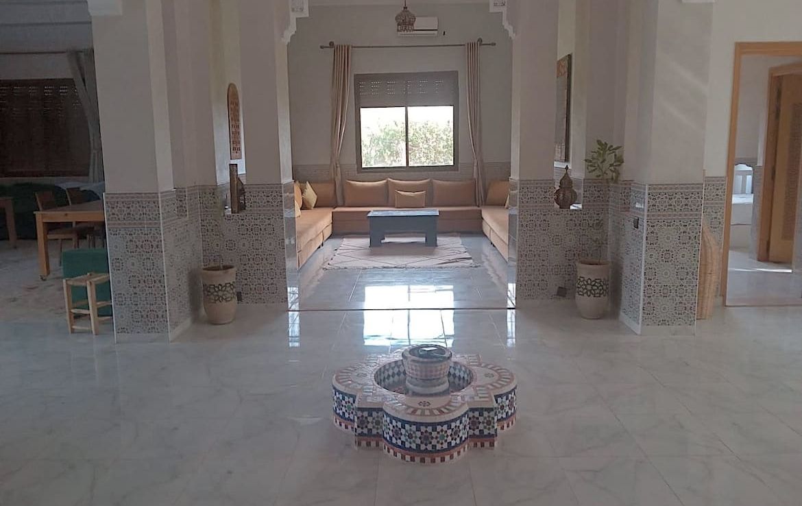 Maroc-marrakech-location- gerance-maison dhotes-salon